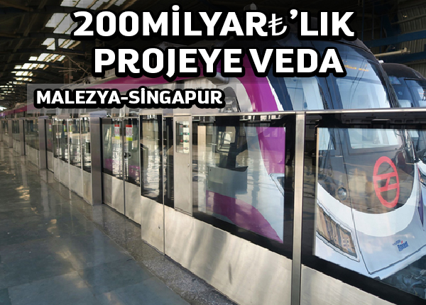 Singapur ve Malezya onmilyarlarca dolarlık yüksek hızlı tren hattı inşa projesinden vazgeçti