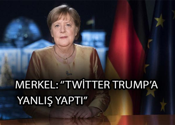 Almanya Başbakanı Merkel Trump’ın Twitter hesabının kapatılmasını “sorunlu” buldu