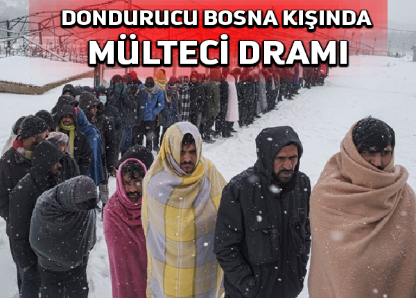 Dondurucu Bosna kışında ölümle mücadele eden Müslüman mültecilerin AB hayali