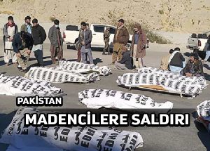 Silahlı kişiler güneybatı Pakistan’da birçok Hazara Şii kömür madencisini öldürdü