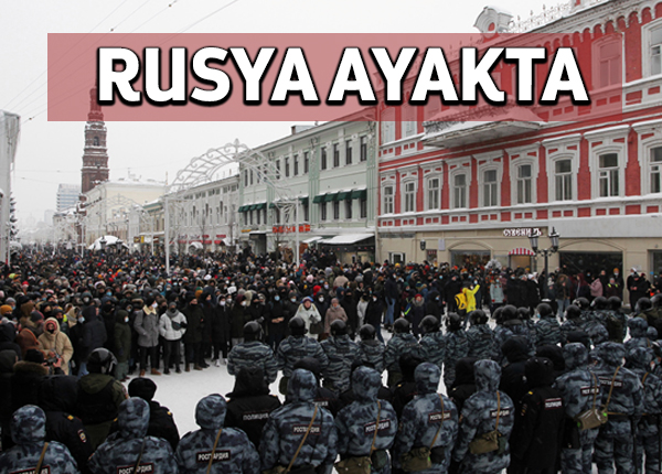 Kitlesel gösteriler Rusya’yı kapladı