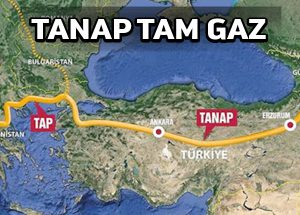 Bakan Dönmez: TANAP’tan bugüne kadar yaklaşık 9,1 milyar metreküp gaz akışı gerçekleşti