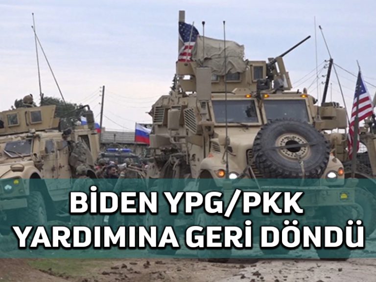ABD/İngiltere Suriye’deki YPG/PKK’lı teröristlere askeri destek veriyor