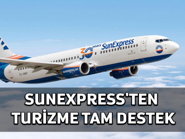 SunExpress’ten 2021 yazında Türk turizmine tam destek