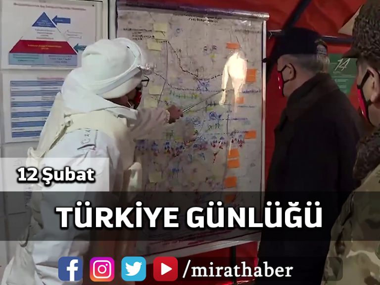 Türkiye Günlüğü 12 Şubat 2021