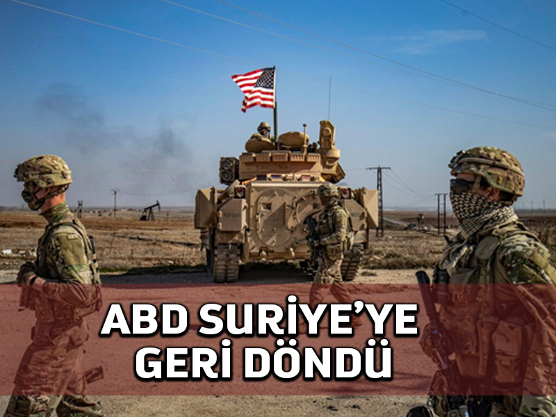 ABD, Suriye’nin doğusuna asker ve askeri teçhizat konuşlandırdı