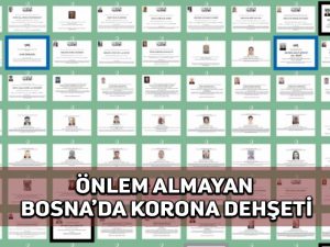 Saraybosna’da dört günde 90 Korona vefat
