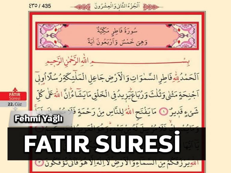Fâtır suresi gönül okumalarım-8