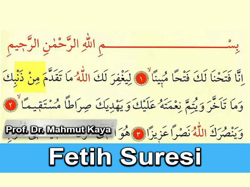 Fetih Sûresi’nin manzum meali