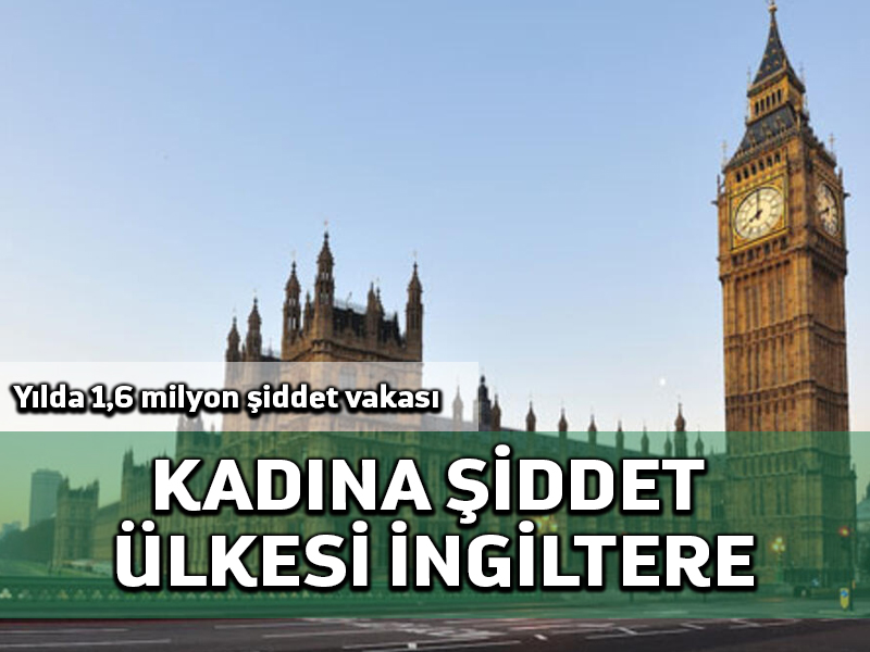 İngiltere’de son bir yılda 1 milyon 600 bin kadın aile içi şiddete maruz kaldı