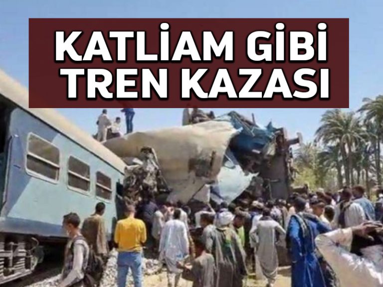 Mısır’da tren kazasında en az 100 ölü ve yaralı