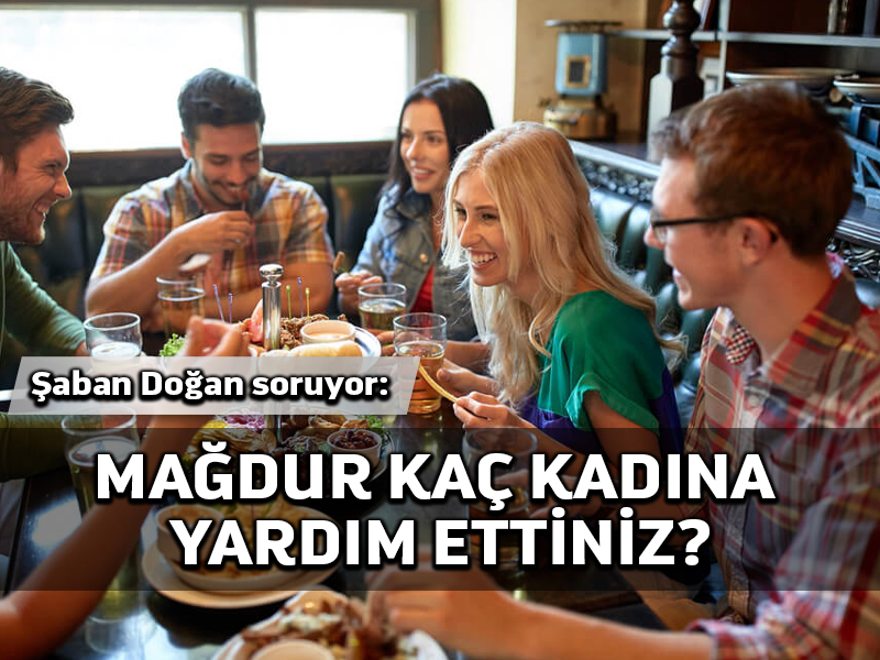 Mağdur kaç kadına yardım ettiniz