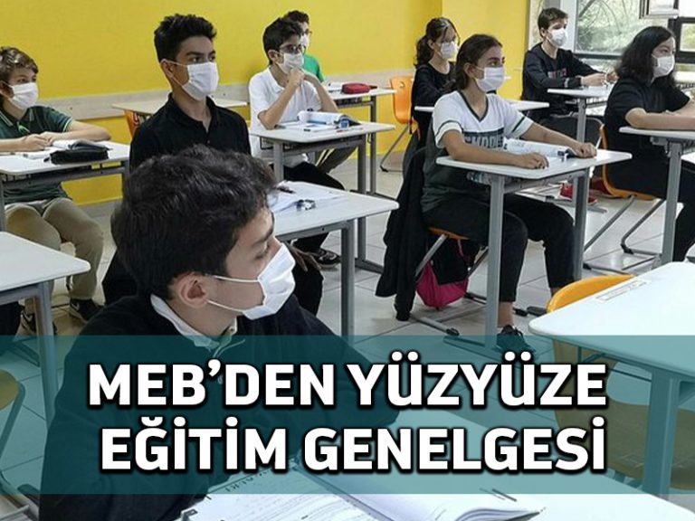 Bakanlıktan okullarda yüzyüze eğitim açıklaması