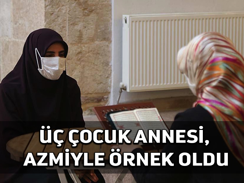 42 Yaşında Üniversite bitirip, hafız oldu