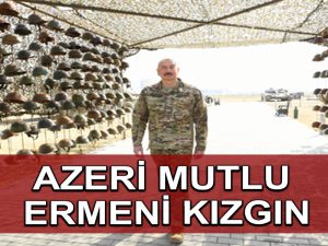Azerbaycan savaş ganimetlerini sergilerken Ermenistan kızgın