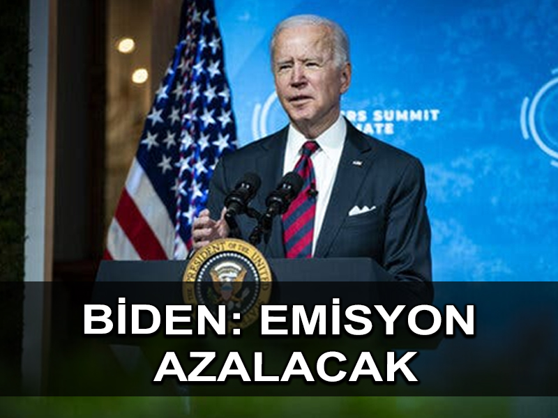 Biden, iklim zirvesinde ABD emisyonlarını 2030 yılına kadar yarıya indirmeyi taahhüt ediyor