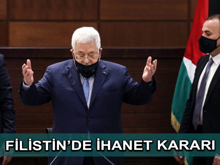 Filistin cumhurbaşkanı yenileceği netleşince seçimleri iptal ediyor