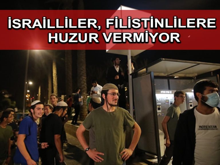 Aşırılık yanlısı İsrailli yerleşimciler Kudüs’teki Filistinlilere karşı kışkırtmaya devam ediyor