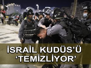 Gazze’den atılan roketler bahanesiyle İsrail Kudüs’te önüne geleni tutukluyor