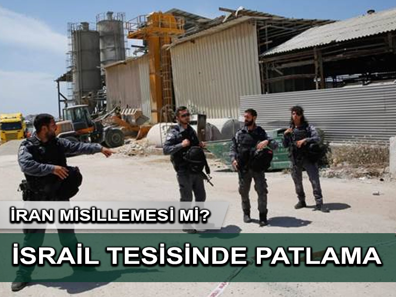 Patlama İsrail füze fabrikasını salladı