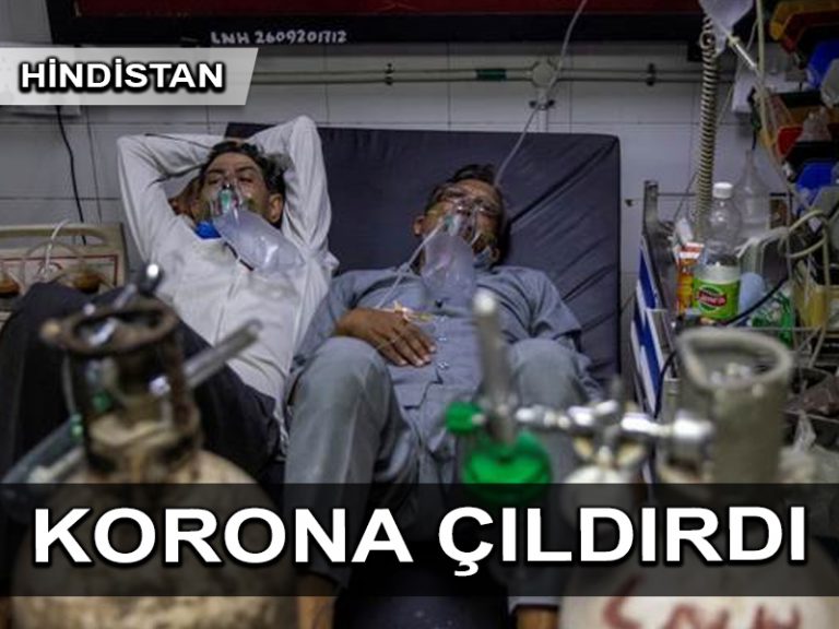 Hindistan’ın korona virüs vakaları iki gündür en yüksek küresel rekor