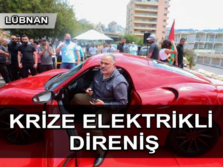Lübnan, ekonomik krize rağmen ilk elektrikli arabayı piyasaya sürdü