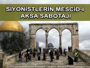 Mescid-i Aksa’da Kuran okunurken İsrail hoparlörleri sabote ediyor