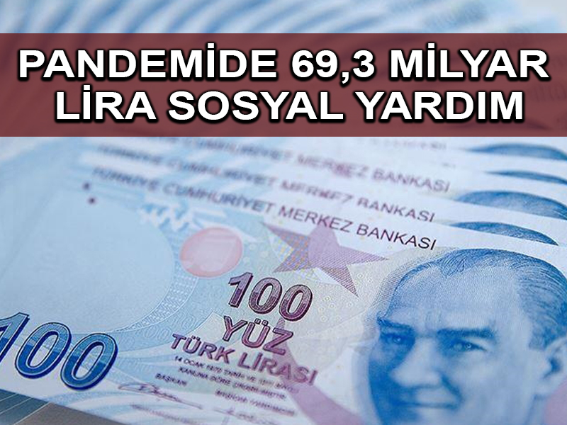2020’de 69,3 milyar lira sosyal yardım yapıldı