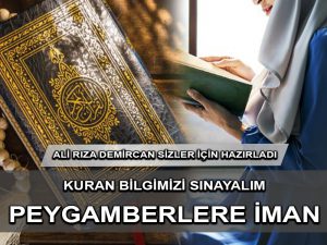 Kur’an Bilgisi: Peygamberlere İman