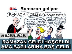 Ramazan geldi hoşgeldi…