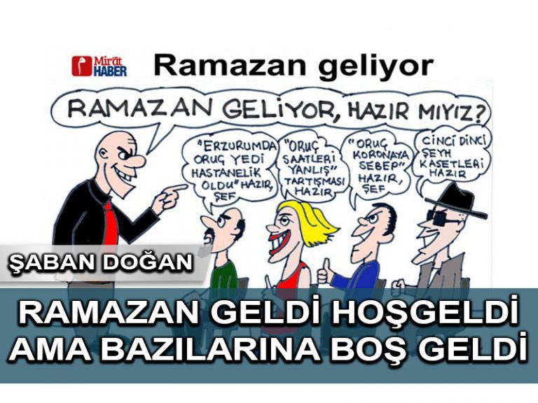 Ramazan geldi hoşgeldi…