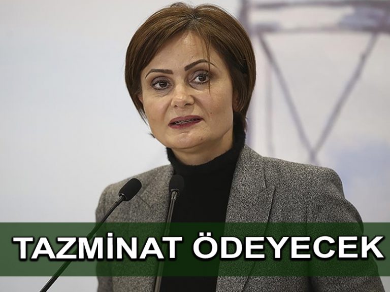 CHP İstanbul İl Başkanı Kaftancıoğlu, Cumhurbaşkanı Erdoğan’a 56 bin lira tazminat ödeyecek