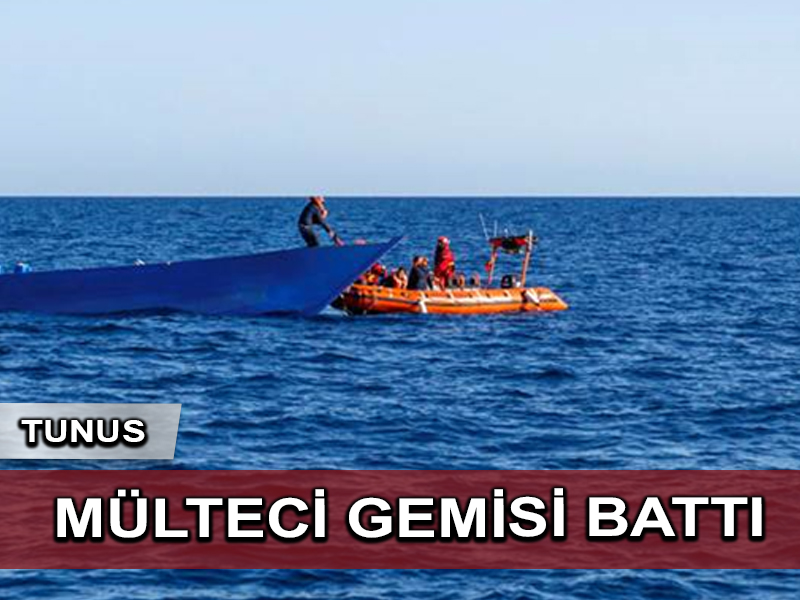 Tunus açıklarında tekne battı: 41 ölüm