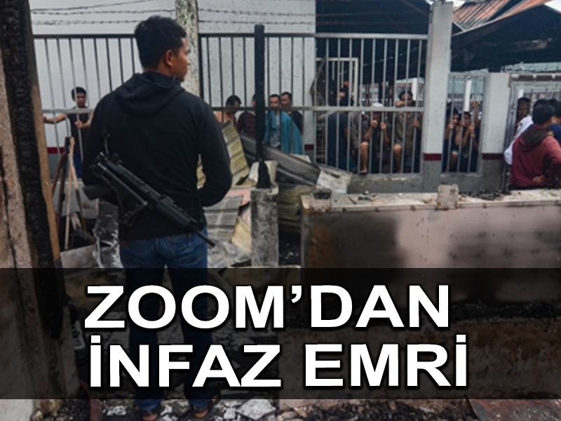Korona altında kalan Endonezya’da Zoom  aracılığıyla infaz siparişi