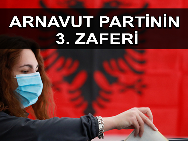 Arnavutluk sol partisi arka arkaya üçüncü kez seçim kazandı