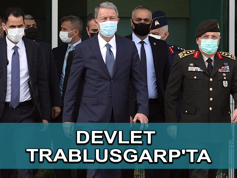 Milli Savunma Bakanı Akar ve yetkililer Libya başkentinde