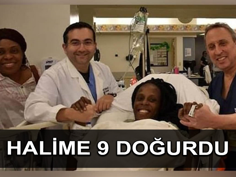 Malili anne Halime dokuz bebek birden doğurdu