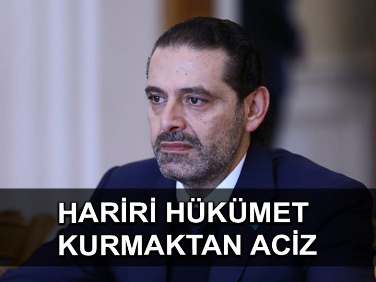 Lübnan Cumhurbaşkanı, Başbakan Hariri’nin ülkeyi kurtarmak için hükümet kurmaktan aciz olduğunu söyledi