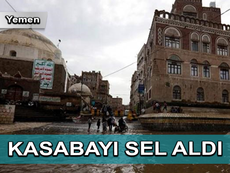 Yemen’de meydana gelen ölümcül sel felaketi tarihi kasabayı vurdu
