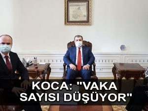 Bakan Koca: “Milletçe fedakarlığın etkisini vaka, hastaneye yatış sayılarında düşüşle görmeye başladık”