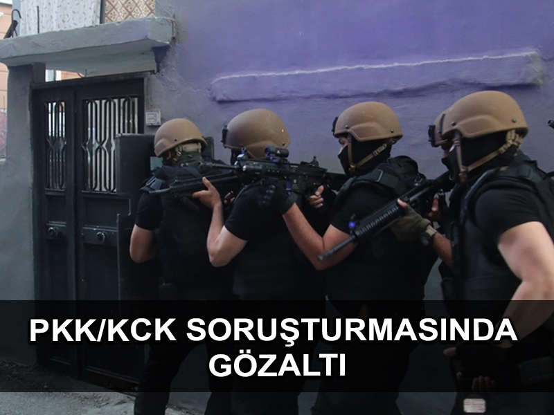 Adana merkezli 3 ilde PKK/KCK soruşturmasında gözaltı kararı verilen 20 şüphelinin yakalanması için operasyon