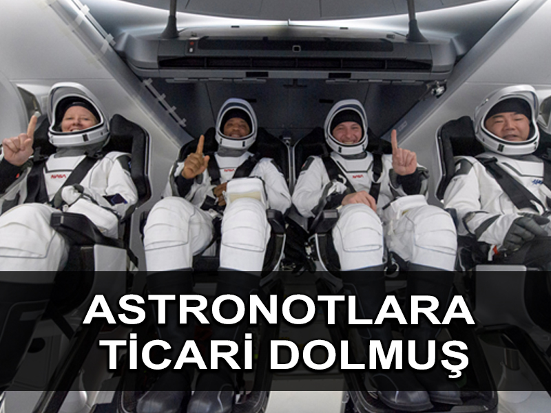 ISS astronotları SpaceX gemisine sıçradı