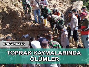 Endonezya’nın Sumatra adasında toprak kaymalarında en az üç kişi öldü