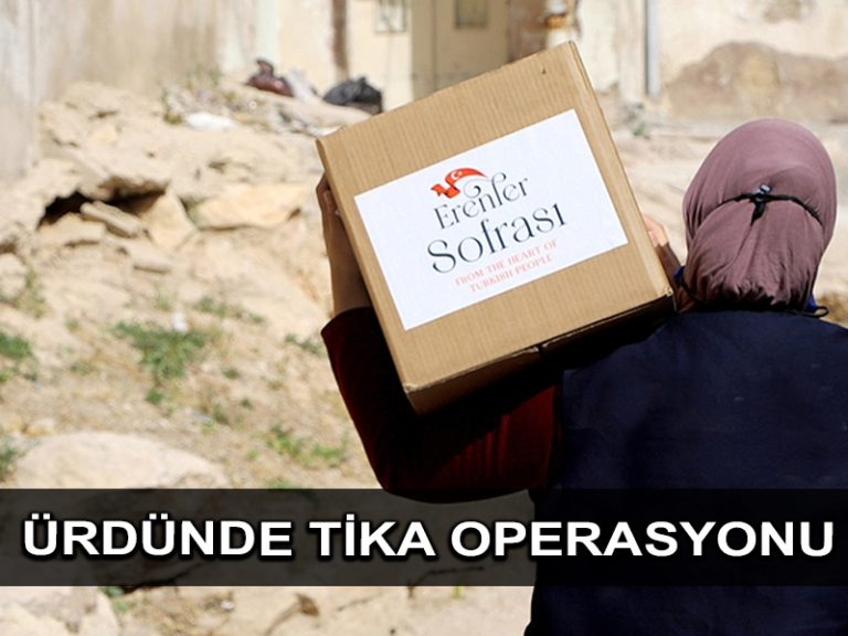 TİKA, Ürdün’de ihtiyaç sahibi ailelere Ramazan yardımına başladı