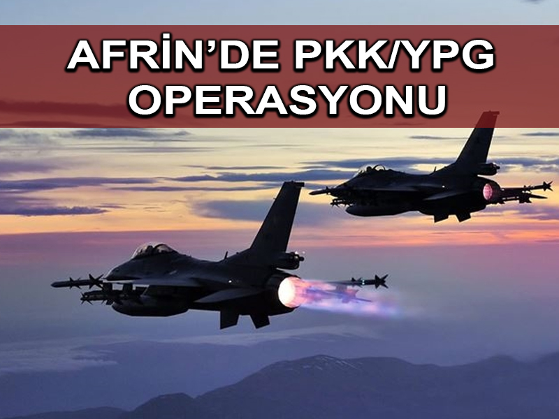 TSK, Afrin’deki hastaneye saldıran terör örgütü PKK/YPG’ye ait hedefleri vurdu