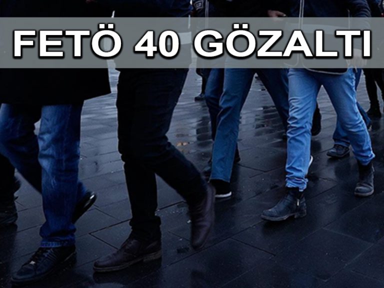 FETÖ’nün Kara Kuvvetleri Komutanlığı yapılanması soruşturmasında 40 gözaltı kararı verildi