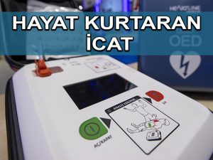 Hayat kurtaran yerli otomatik elektroşok cihazı yurt içinde ve dışında görevde
