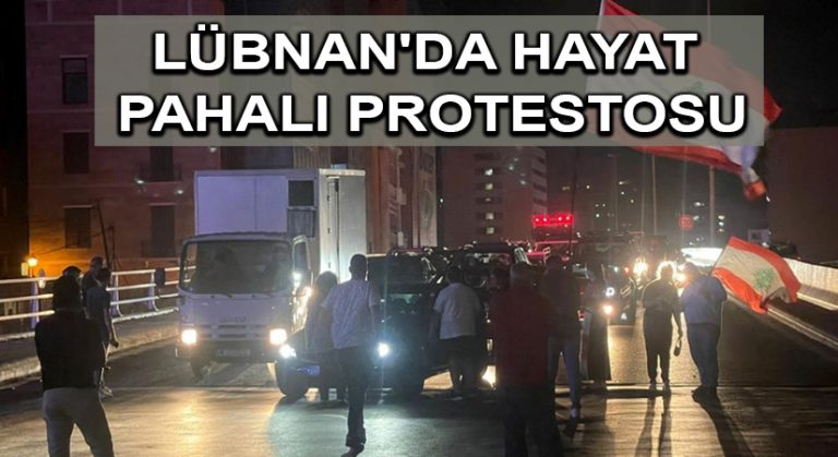 Lübnan’da hayat pahalı protestosu
