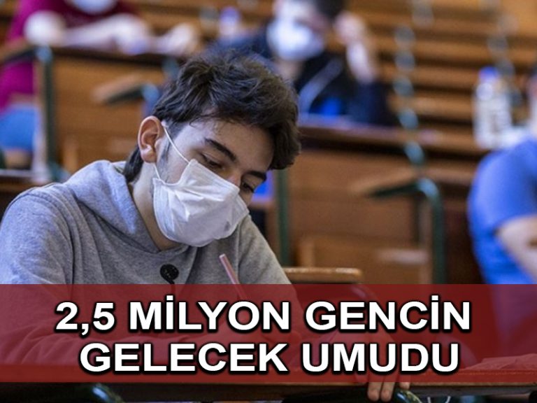 YKS’ye 2,5 milyonun üzerinde aday başvurdu