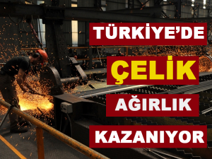 Türkiye’nin ham çelik üretimi nisanda 3,3 milyon tona ulaştı